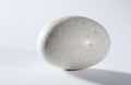 White ovoid stone Royalty Free Stock Photo