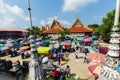 White Pagoda and market