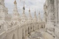 White pagoda of Hsinbyume Paya, Mingun. Myanmar