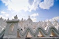 White pagoda of Hsinbyume paya temple, Mingun, Mandalay - Myanmar