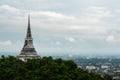 White Pagoda in Khao Wang Royal Palace