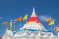 White pagoda in Ko Kret Island