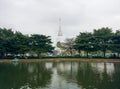 Waterfront pagoda Royalty Free Stock Photo
