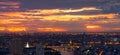 The White Pagoda, Temple of Dawn, Grand Palace at Sunset, Bangkok, Thailand