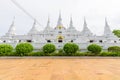 white pagoda of Wat Asokkaram