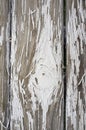 White paint peeling off over wooden surface Royalty Free Stock Photo