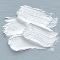 White Paint Strokes Royalty Free Stock Photo