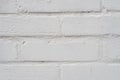 White painted brick wall background texture Royalty Free Stock Photo