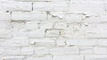 White Painted Brick Wall with Cracked and Peeling Paint Texture for Backgrounds in Design Projects and Decorative Displays Royalty Free Stock Photo