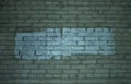 White painted brick wall Royalty Free Stock Photo