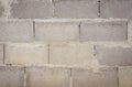 White painted concrete block wall Royalty Free Stock Photo