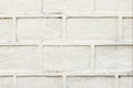 White painted concrete block wall background Royalty Free Stock Photo