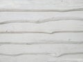 White painted wooden texture background. Rough uneven wooden horizontal boards Royalty Free Stock Photo