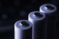 White Panasonic Double A Rechargeable Batteries