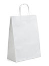 White paper bag Royalty Free Stock Photo