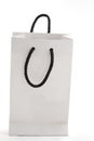 White paper bag Royalty Free Stock Photo