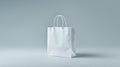 The white paper bag.AI generated image Royalty Free Stock Photo
