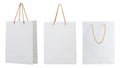 White paper bag Royalty Free Stock Photo