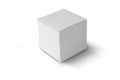 White paper box Royalty Free Stock Photo