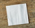 White paper napkin Royalty Free Stock Photo