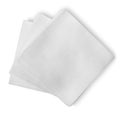 White paper napkins Royalty Free Stock Photo