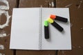 White paper notebook Royalty Free Stock Photo