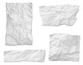 White paper ripped message background Royalty Free Stock Photo