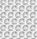 White paper seamless circle background Royalty Free Stock Photo