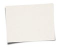 White Paper sheet isolated on white background Royalty Free Stock Photo