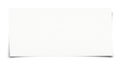White Paper sheet isolated Royalty Free Stock Photo