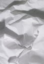 White paper texture. Crumpled paper background. Royalty Free Stock Photo
