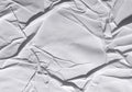 White paper texture. Crumpled paper background. Mockup Royalty Free Stock Photo