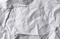 White paper texture. Crumpled paper background. Space for text Royalty Free Stock Photo