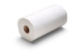 White Paper Towel Roll Isolated on White Background Royalty Free Stock Photo
