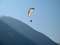 White Paraglide Royalty Free Stock Photo