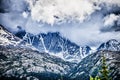White pass mountains in british columbia Royalty Free Stock Photo