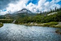 White pass mountains in british columbia Royalty Free Stock Photo