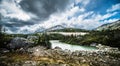 White pass mountains in british columbia Royalty Free Stock Photo