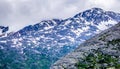 White pass mountains in british columbia Royalty Free Stock Photo