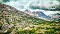 White pass mountains in britishcolumbia Royalty Free Stock Photo