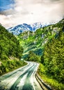 White pass mountains in britiscolumbia Royalty Free Stock Photo