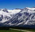 White Pass in St.Elias Mountains Royalty Free Stock Photo