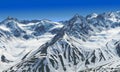 White Pass in St.Elias Mountains Royalty Free Stock Photo