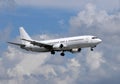 White passenger jet airplane Royalty Free Stock Photo