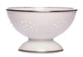 White pasta colander Royalty Free Stock Photo