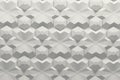 Pure white complex pattern Royalty Free Stock Photo