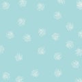 White patterns on a blue background, decorative paper Royalty Free Stock Photo