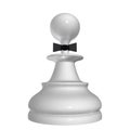 White pawn Royalty Free Stock Photo