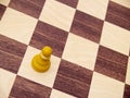 White pawn Royalty Free Stock Photo