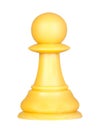 The white pawn, chess piece